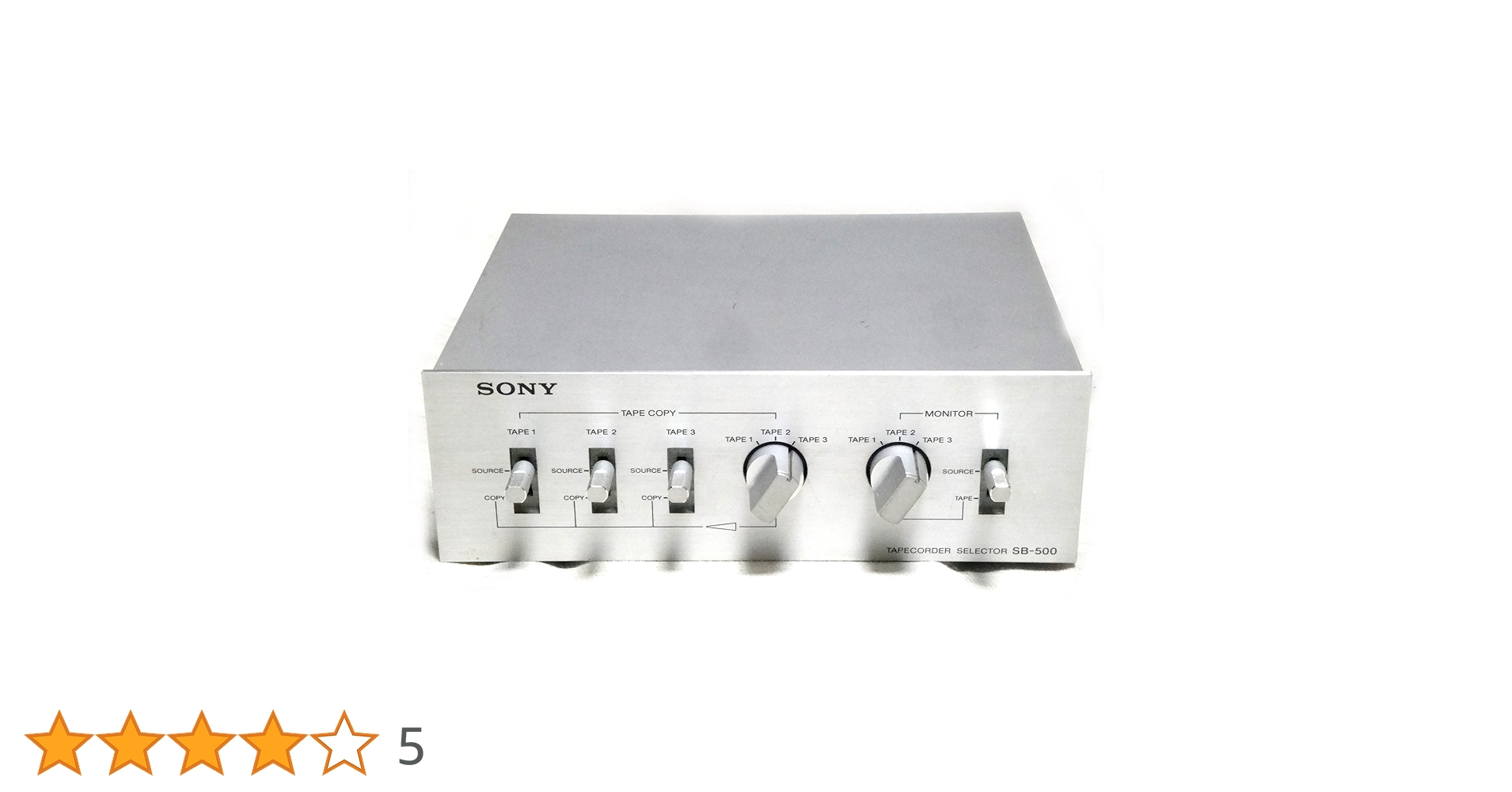 ソニー SB-500 SONY Tape Recorder Selector SB-500 Tape Deck Very Good | eBay